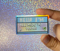 Hello I’m allergic to people sticker