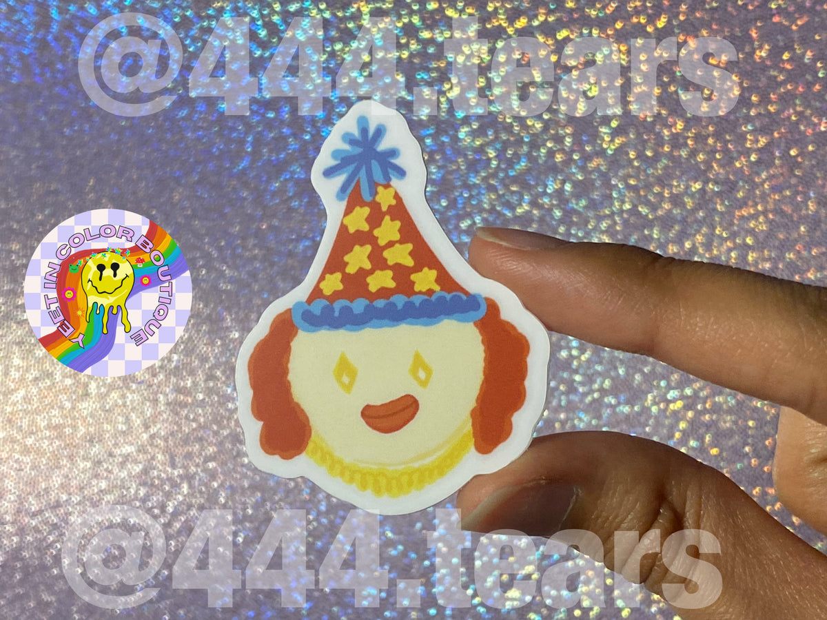Clown sticker